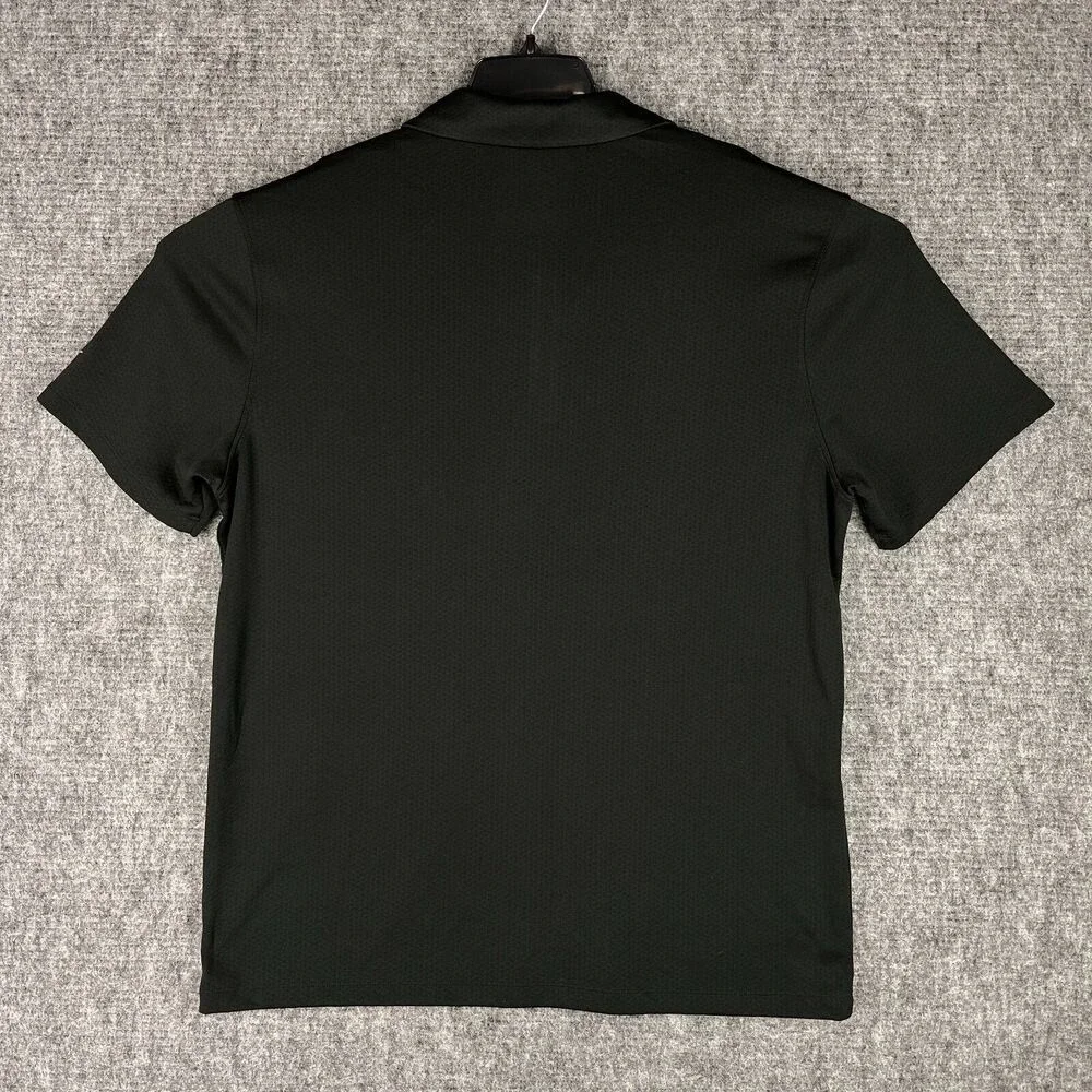 Nike Shirt Mens XL Black Polo Dry-Fit Casual Golf Rugby Clubhouse‎ Preppy